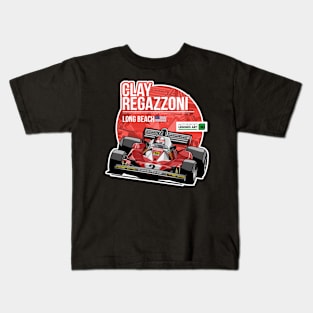 Clay Regazzoni 1976 Long Beach Kids T-Shirt